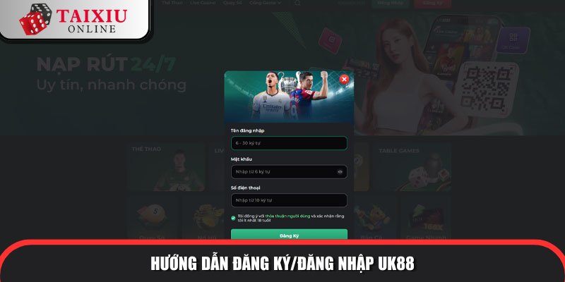 Đăng ký hội viên tài xỉu